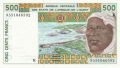 West African States 500 Francs, 2002